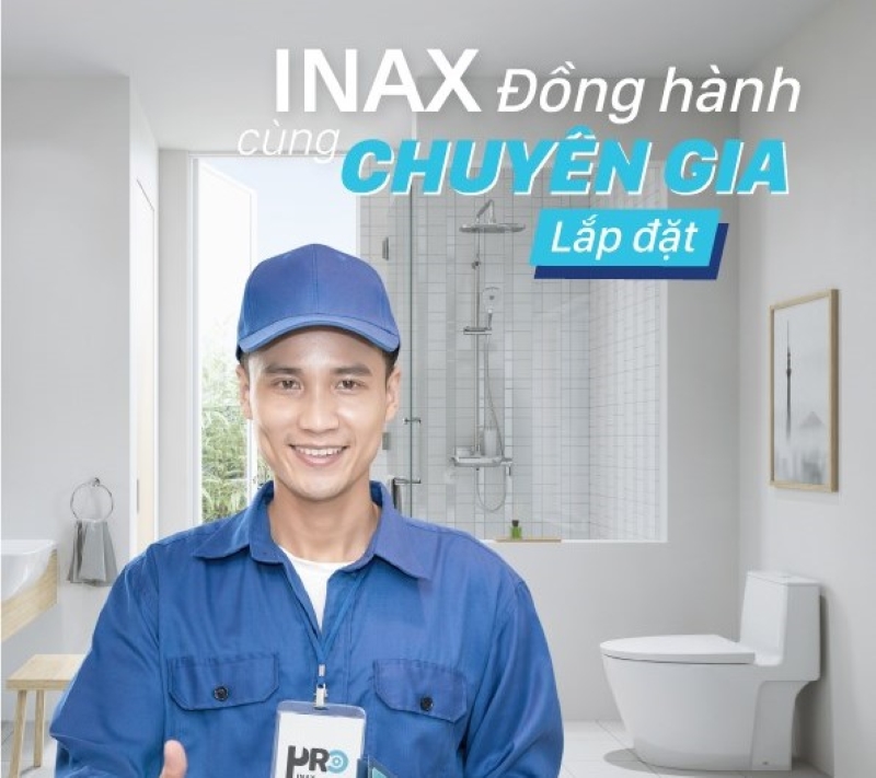 Sắm bồn cầu 1 khối Inax tại NT Trí Việt bạn sẽ được tư vấn và lắp đặt bởi chuyên gia